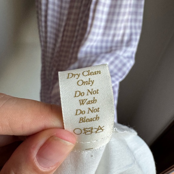 Christy Dawn Katrina Gingham Puff Sleeve Smocked Dress Cottagecore Prairie S - Picture 8 of 9